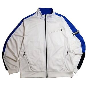 Vintage DKNY Jeans Windbreaker Tracker Utility 90s Y2K Jacket Skater Gorpcore M